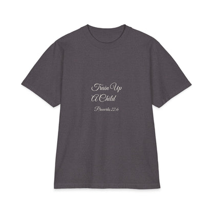 TRAIN UP A CHILD Heavyweight Tee | Proverbs 22:6